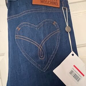 NWT♡ LOVE MOSCHINO | Heart Pocket Jeans Sz 30 Never worn!